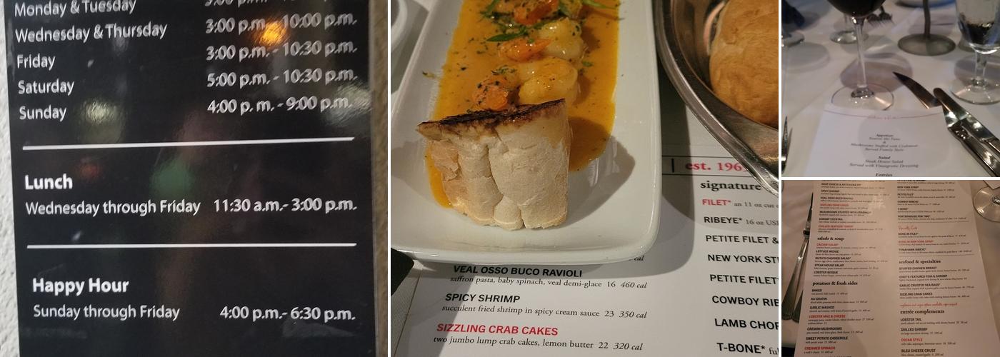 Ruth's Chris Steak House Menu