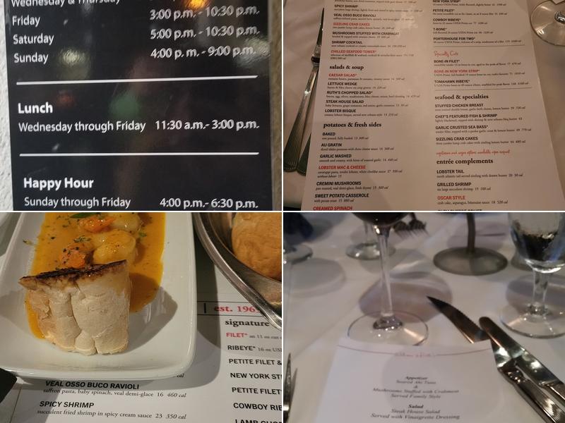 Ruth's Chris Steak House Menu