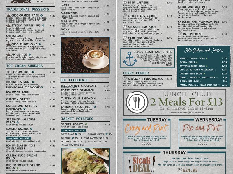 The Middleton Archer Menu
