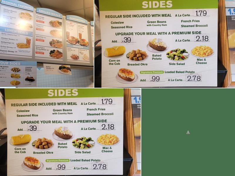Captain D's Menu