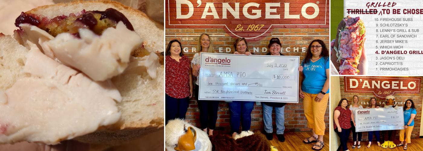 D'Angelo Grilled Sandwiches Menu