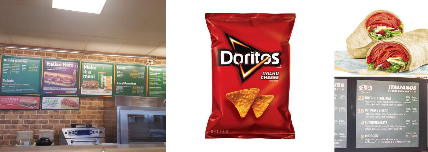 Subway Menu
