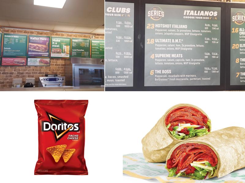 Subway Menu