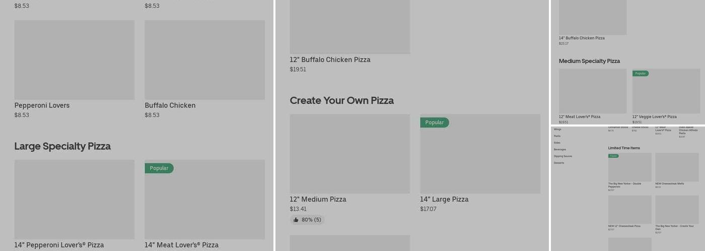 Pizza Hut Menu