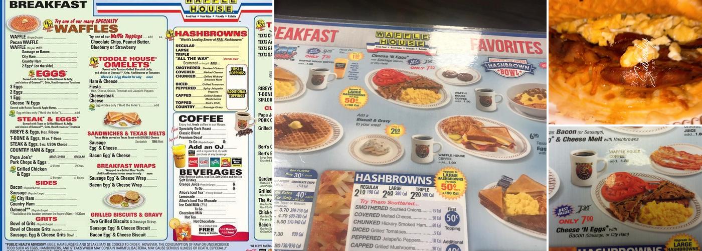 Waffle House Menu