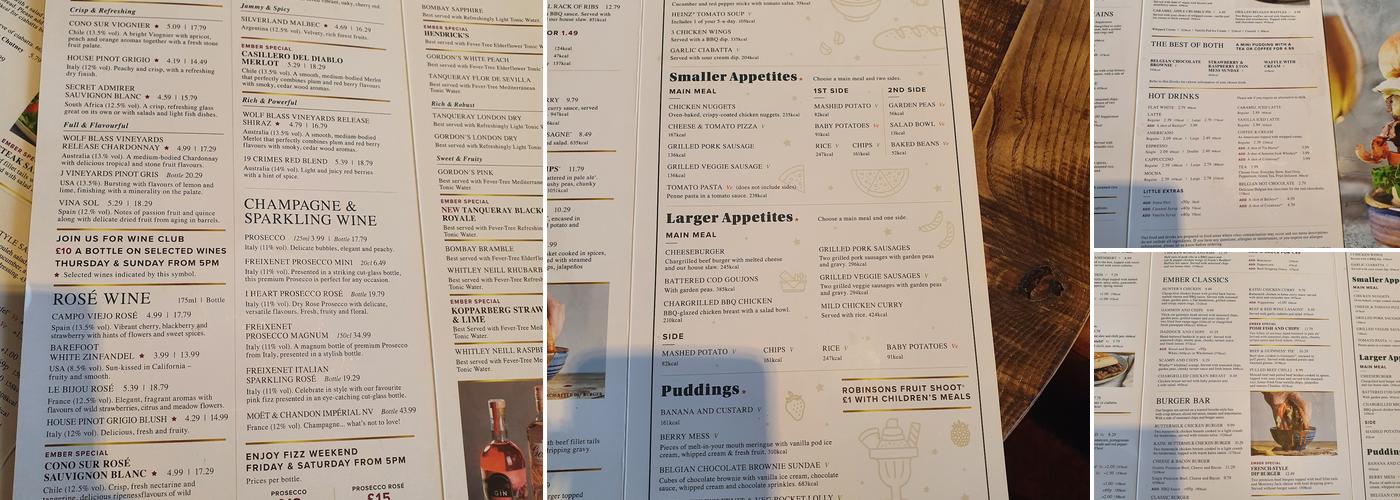 The White House Menu