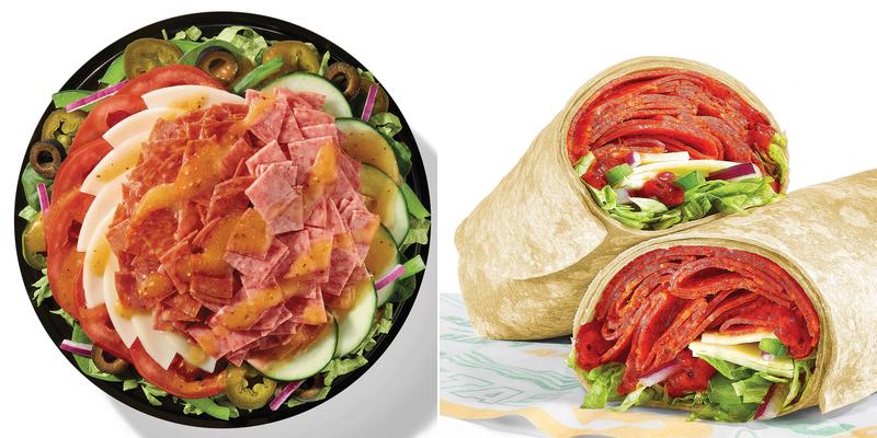 Subway Menu