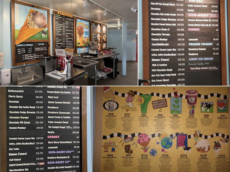 Ben & Jerry’s Menu