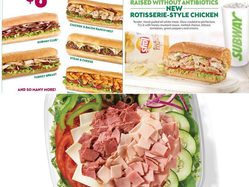 Subway Menu