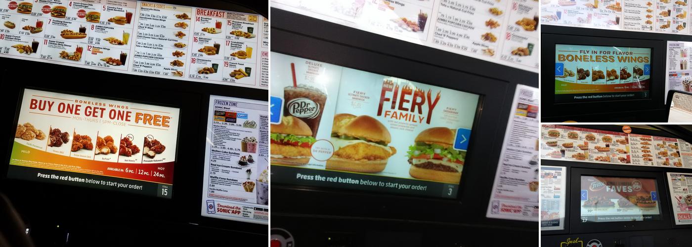 Sonic Drive-In Menu