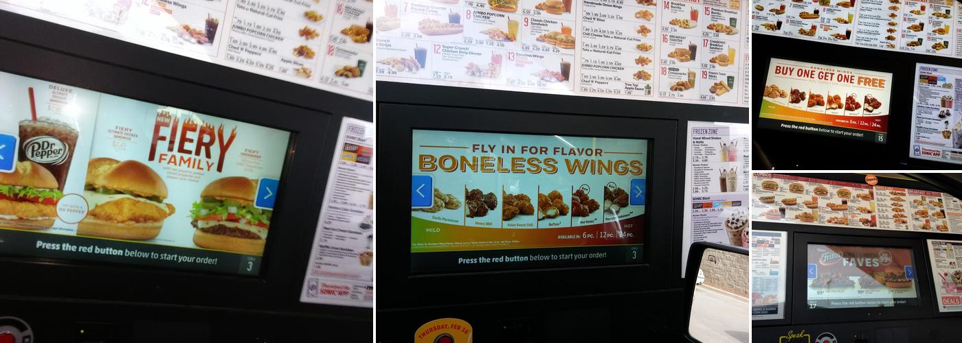 Sonic Drive-In Menu