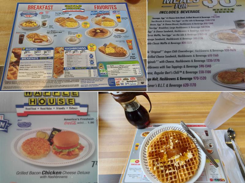 Waffle House Menu