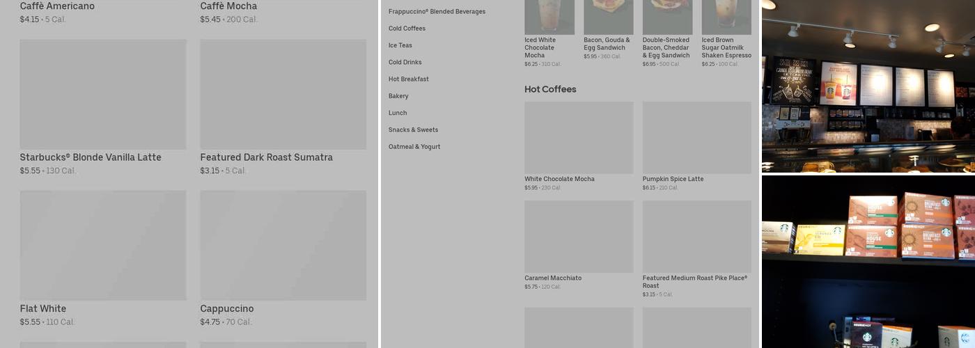 Starbucks Menu