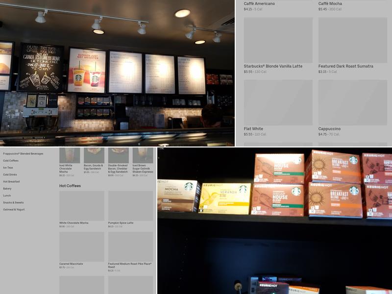 Starbucks Menu