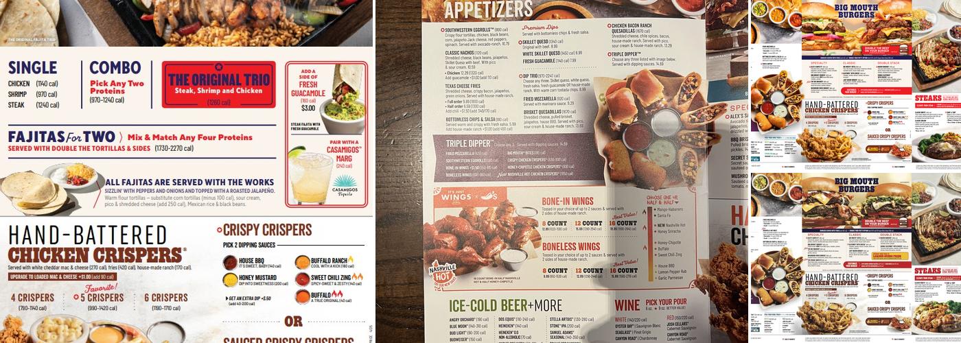 Chili's Grill & Bar Menu