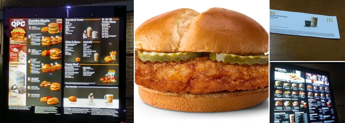McDonald's Menu