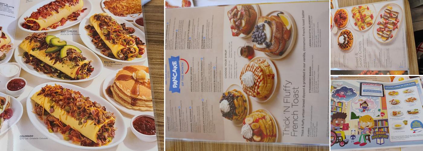 IHOP Menu