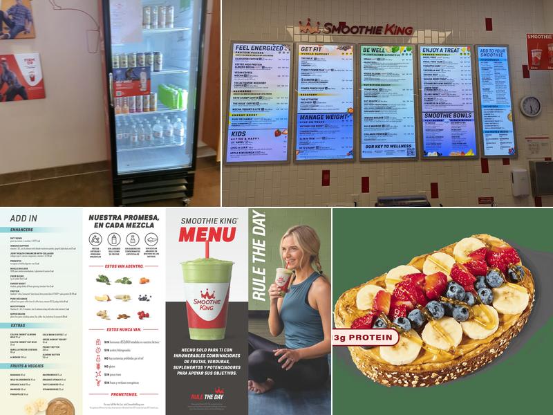 Smoothie King Menu