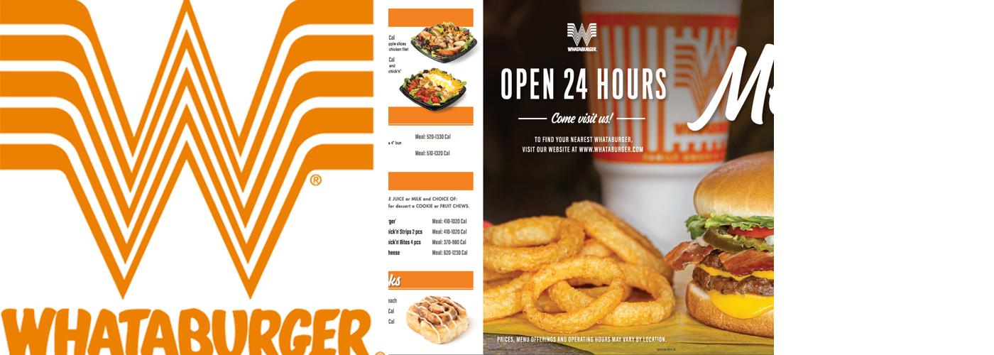 Whataburger Menu