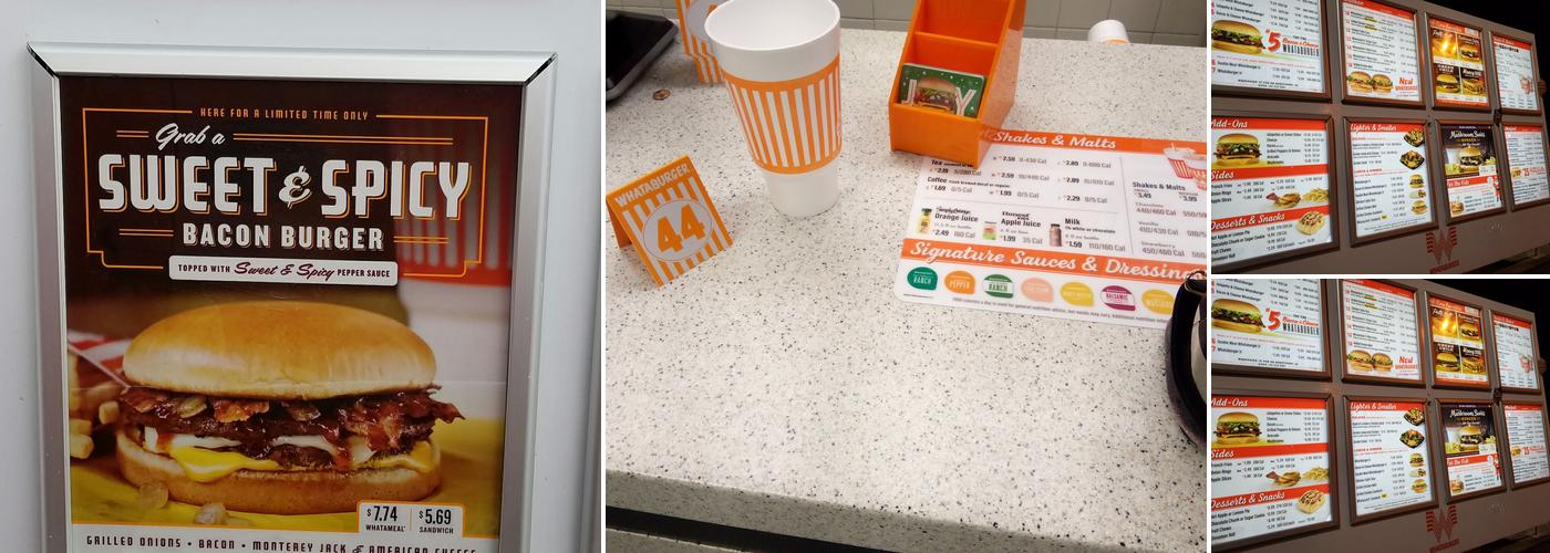 Whataburger Menu