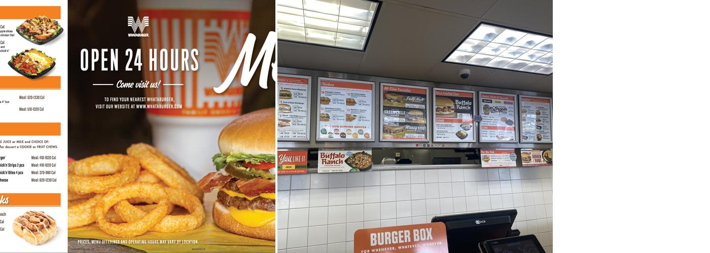 Whataburger Menu
