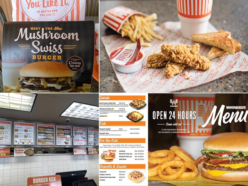 Whataburger Menu