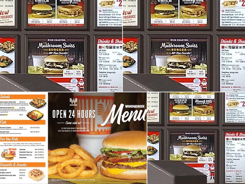 Whataburger Menu