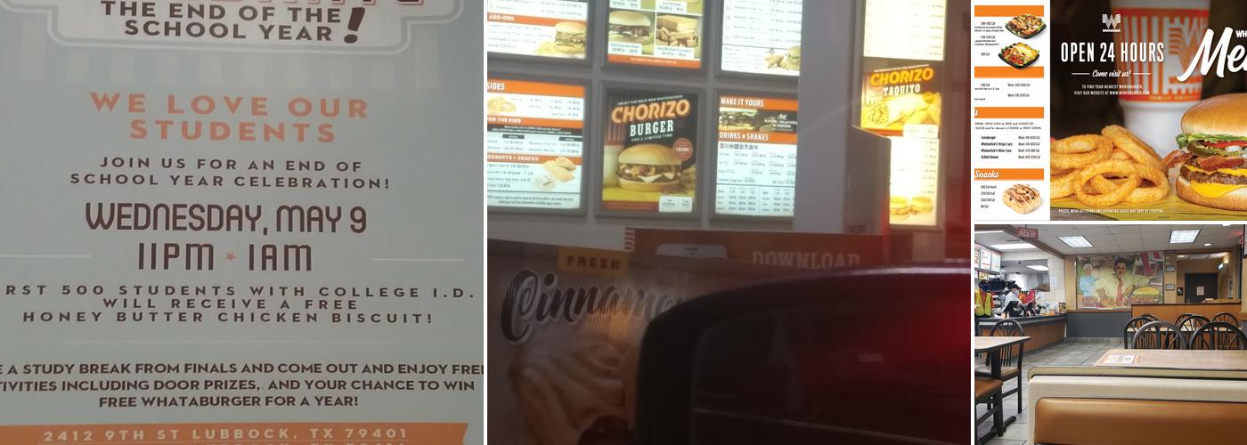 Whataburger Menu