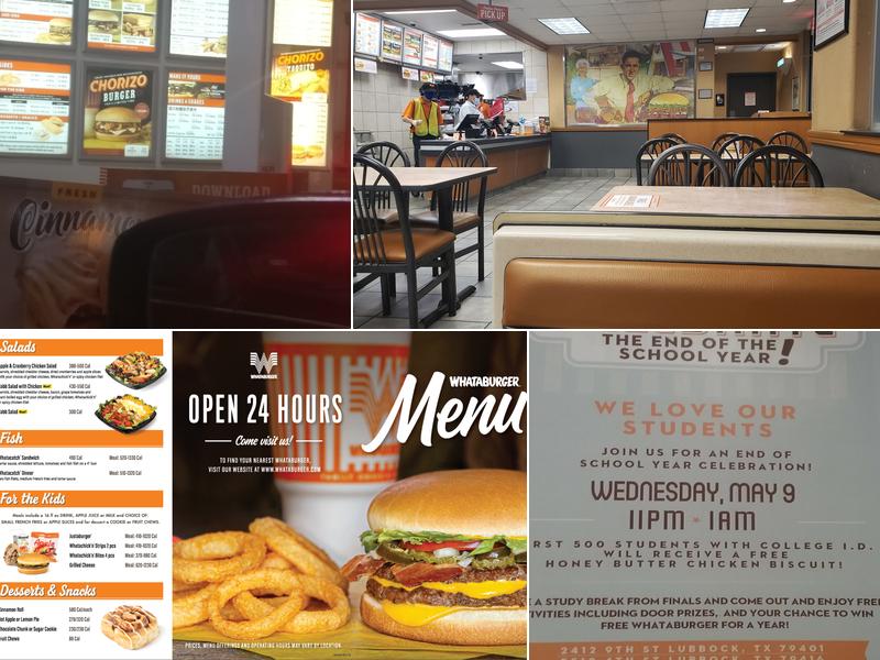 Whataburger Menu