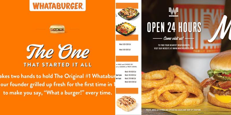 Whataburger Menu