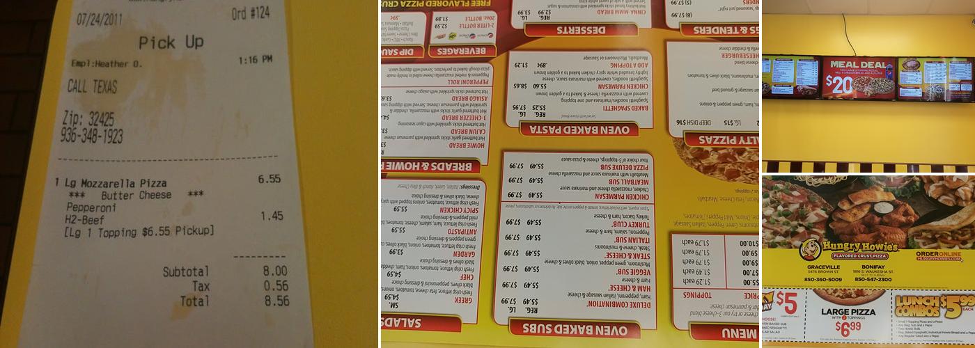 Hungry Howie's Pizza & Subs Menu