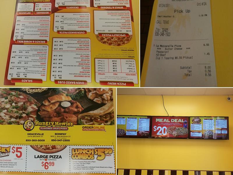 Hungry Howie's Pizza & Subs Menu