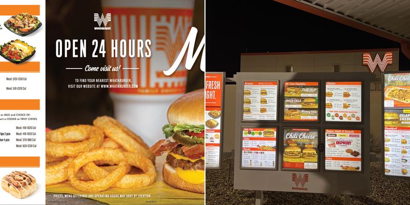 Whataburger Menu