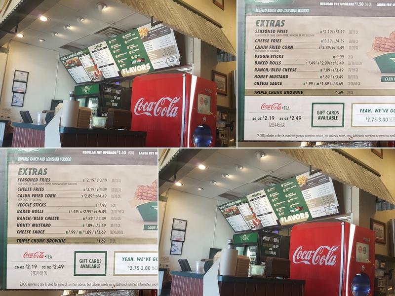 Wingstop Menu