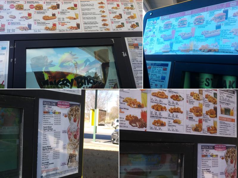 Sonic Drive-In Menu