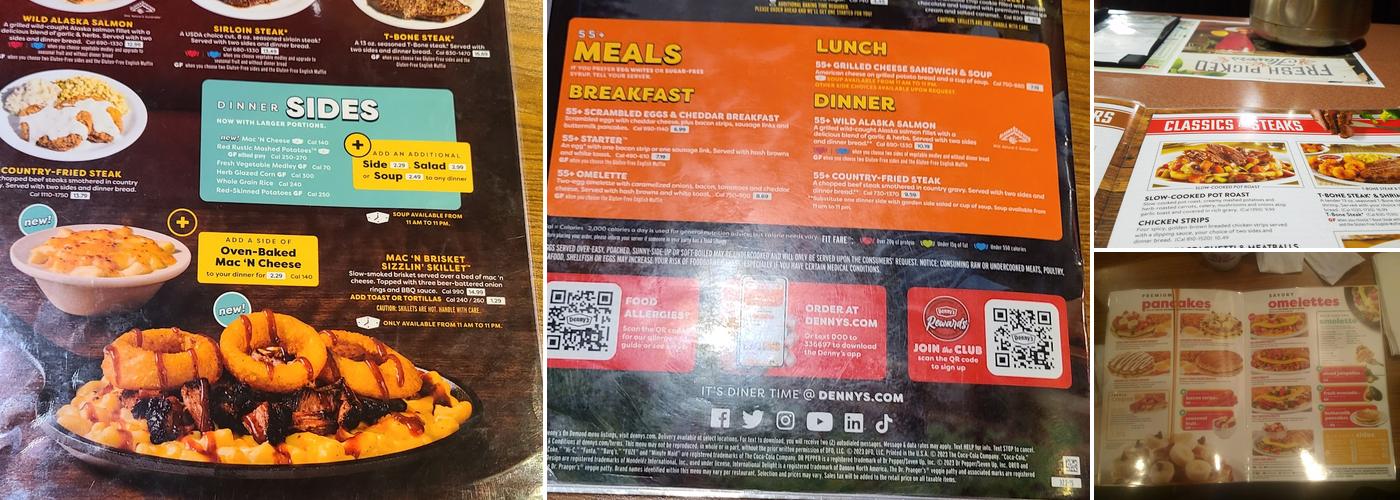 Denny's Menu