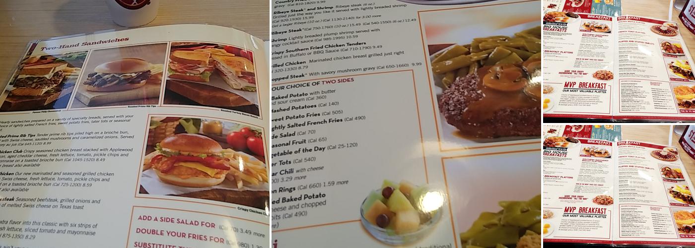 Huddle House Menu