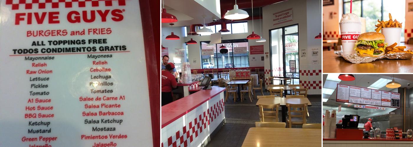 Five Guys Menu