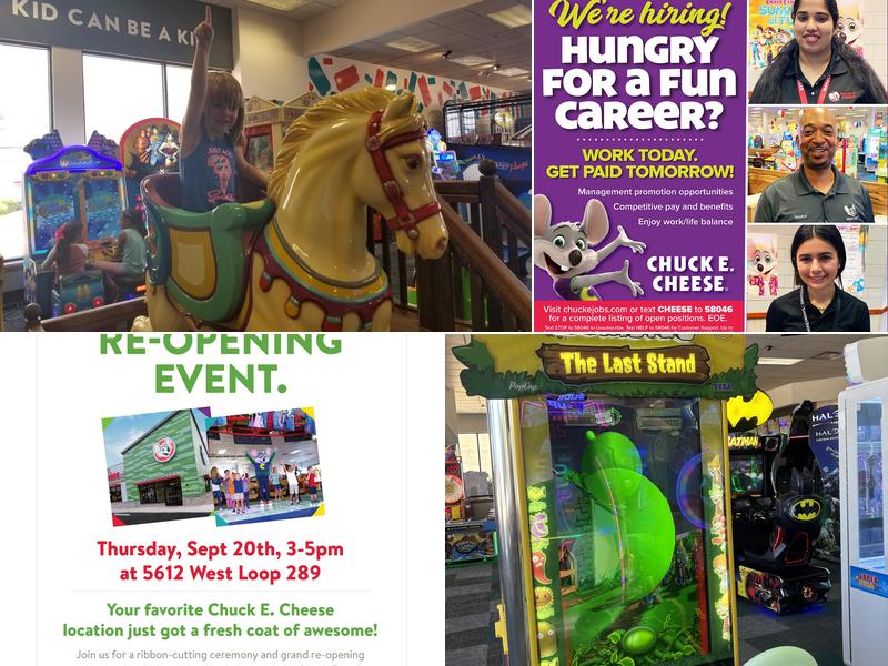 Chuck E. Cheese Menu