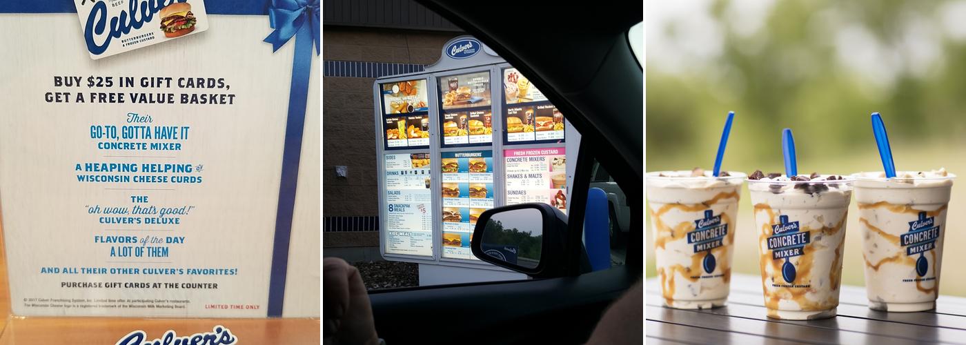 Culver’s Menu