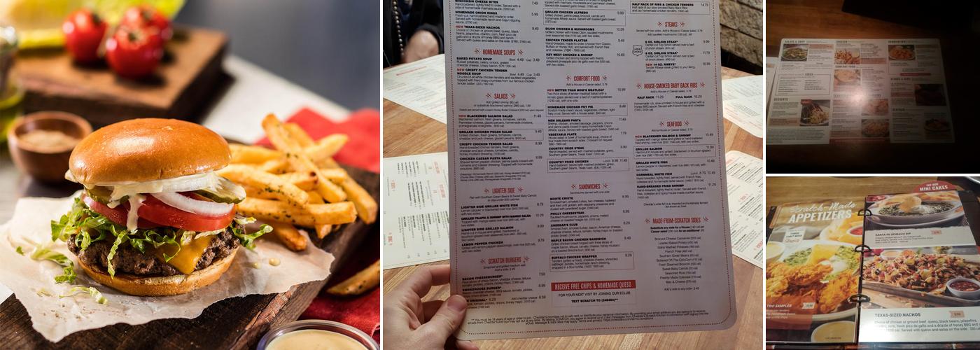 Cheddar's Scratch Kitchen Menu