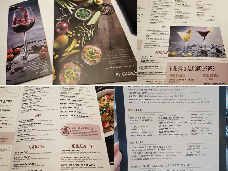 P.F. Chang's Menu
