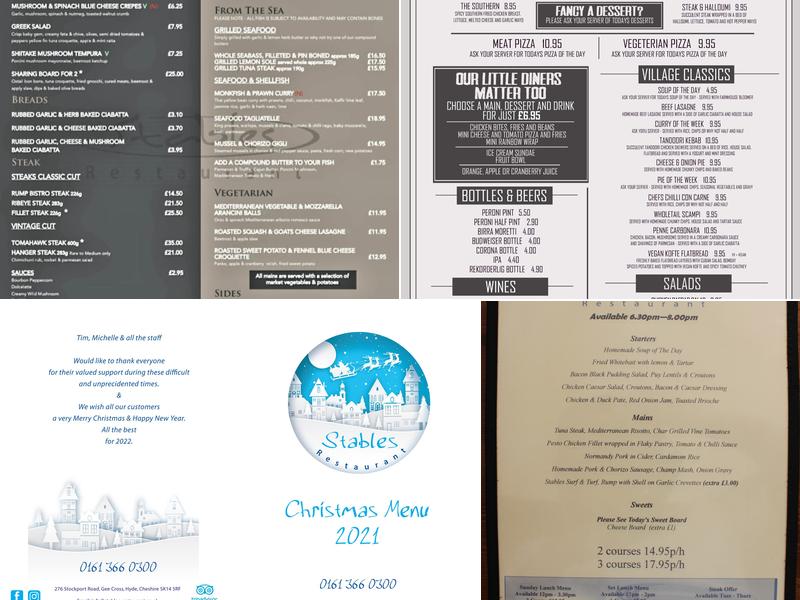 The Dining Room Gee Cross Menu