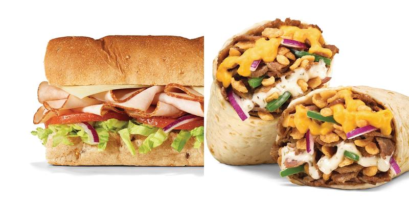 Subway Menu