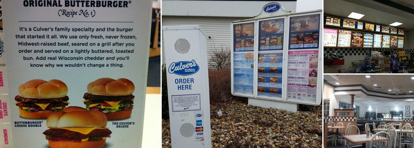 Culver’s Menu