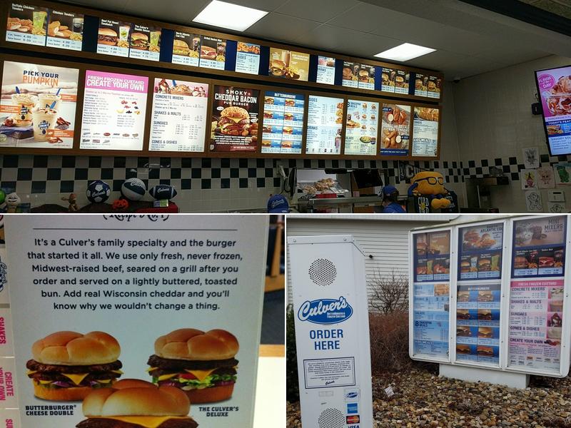 Culver’s Menu