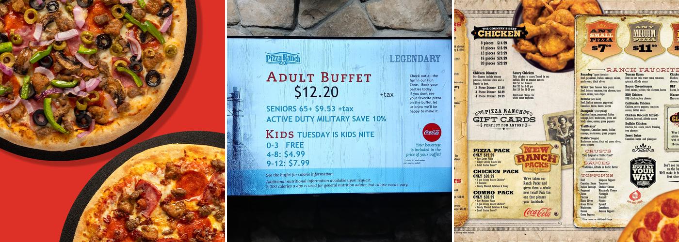 Pizza Ranch Menu