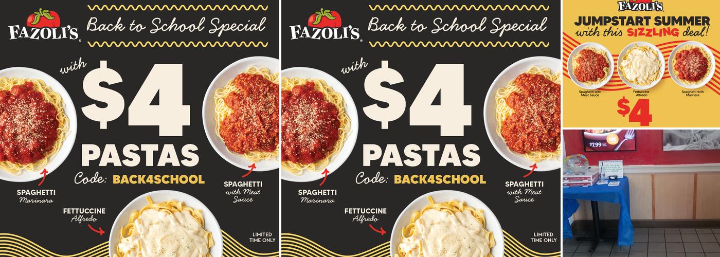 Fazoli's Menu