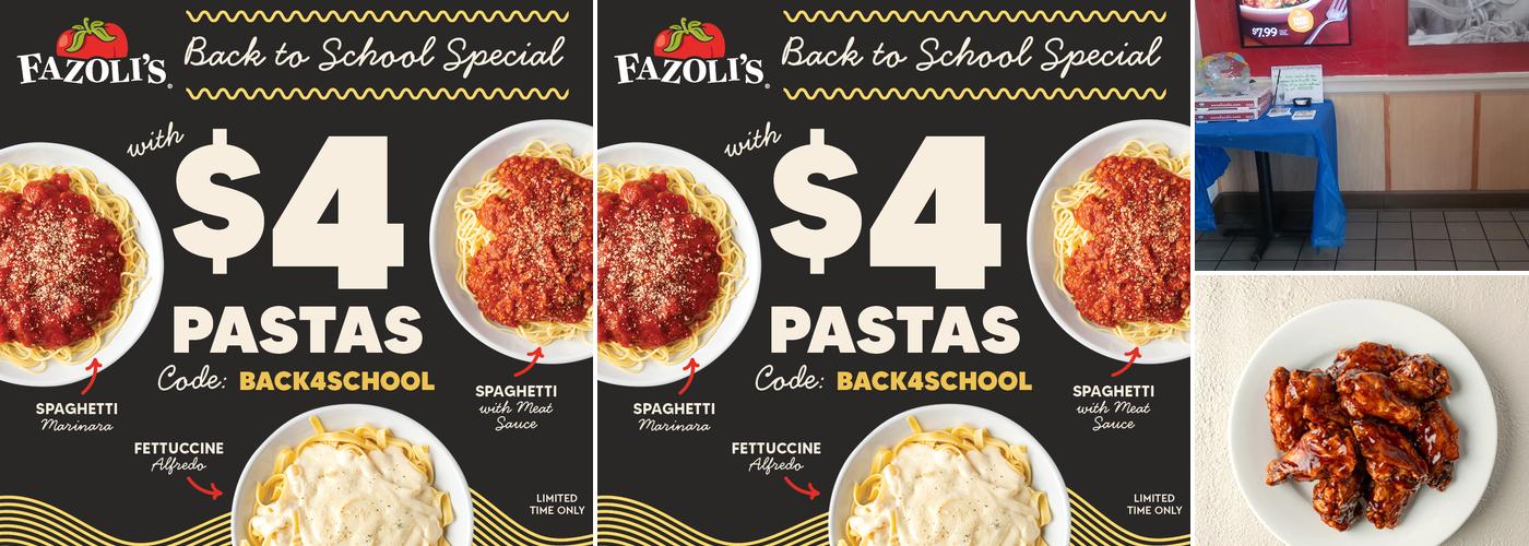 Fazoli's Menu