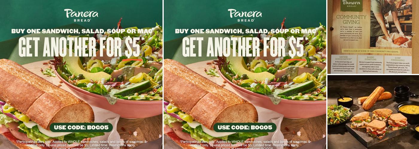 Panera Bread Menu